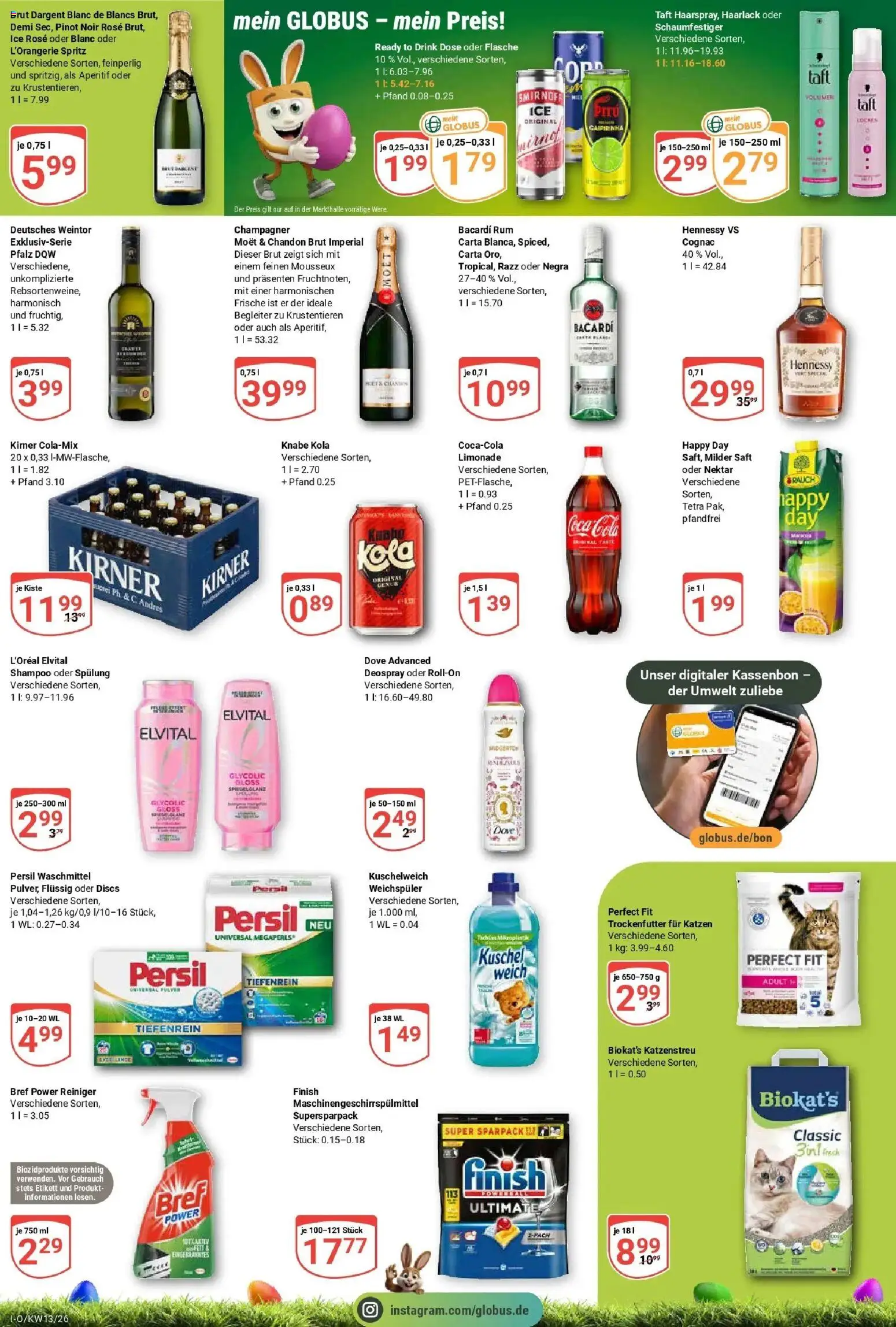 Globus prospekt Idar-Oberstein	 – gültig ab 23.03.2026 | Seite: 4 | Produkte: Rum, Shampoo, Waschmittel, Deospray