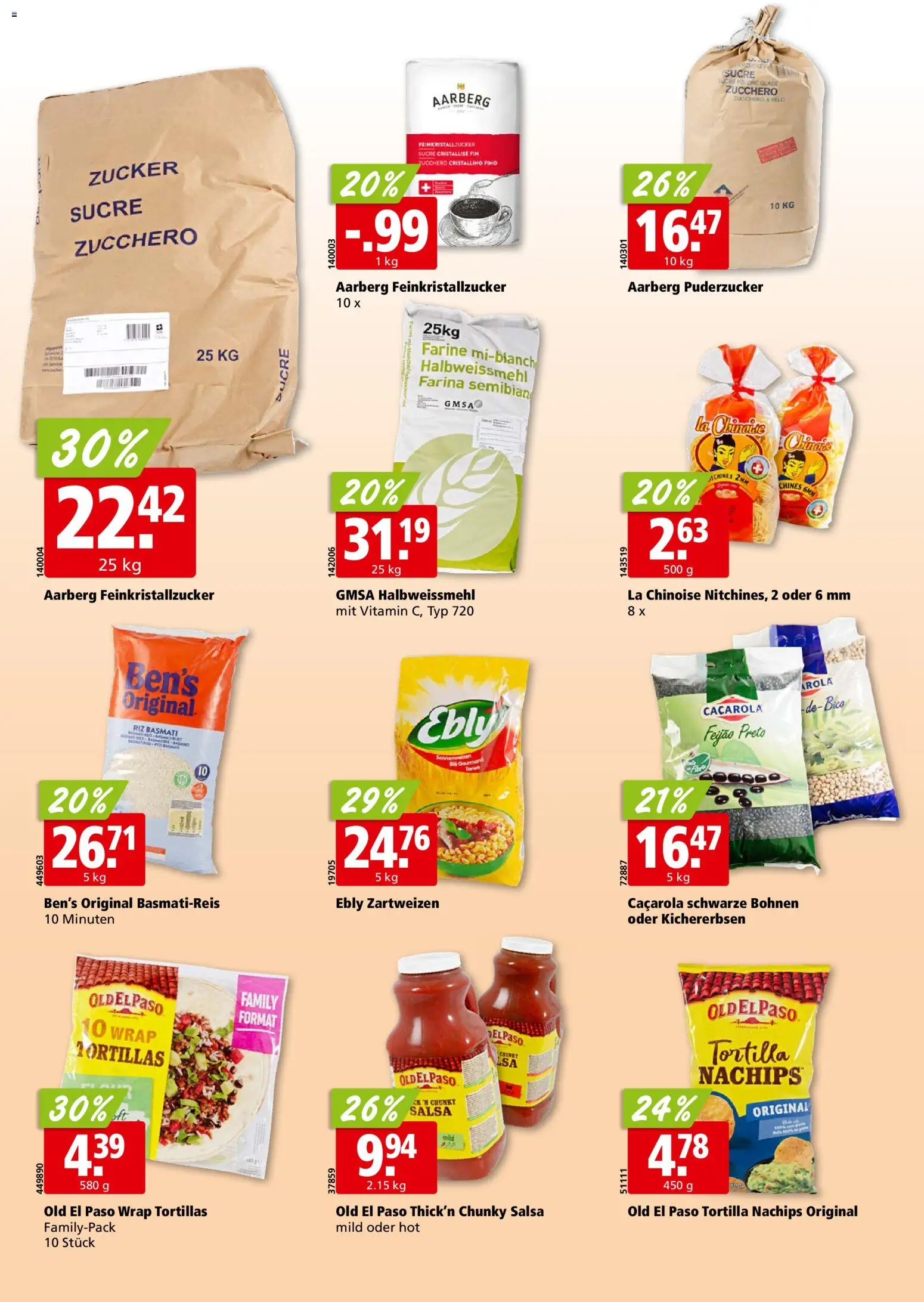 Aligro Aktionen – gültig ab 03.11.2025 | Seite: 22 | Produkte: Basmatireis, Glace, Zucker