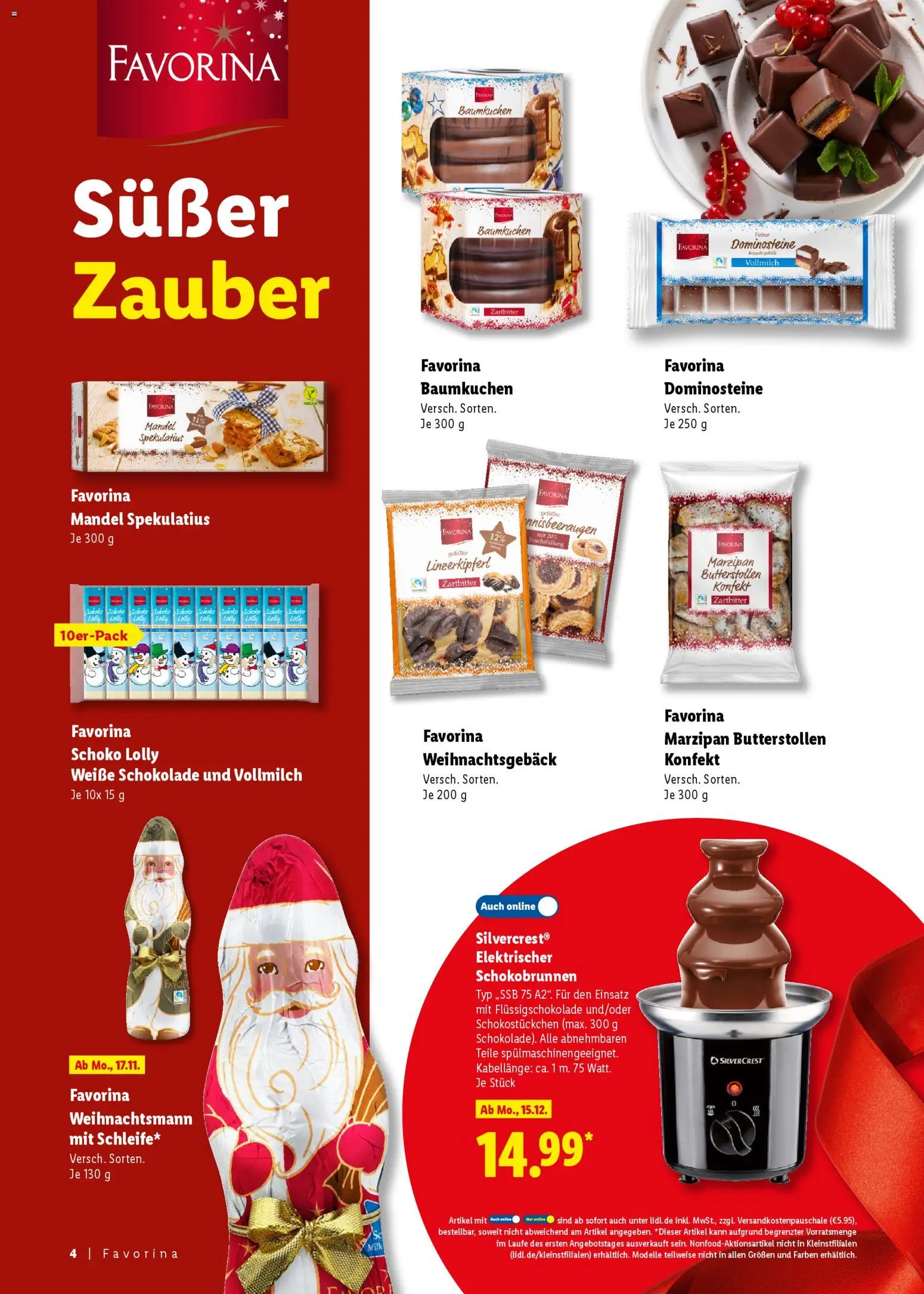 Lidl - Prospekt – gültig ab 31.10.2025 | Seite: 4 | Produkte: Schokolade