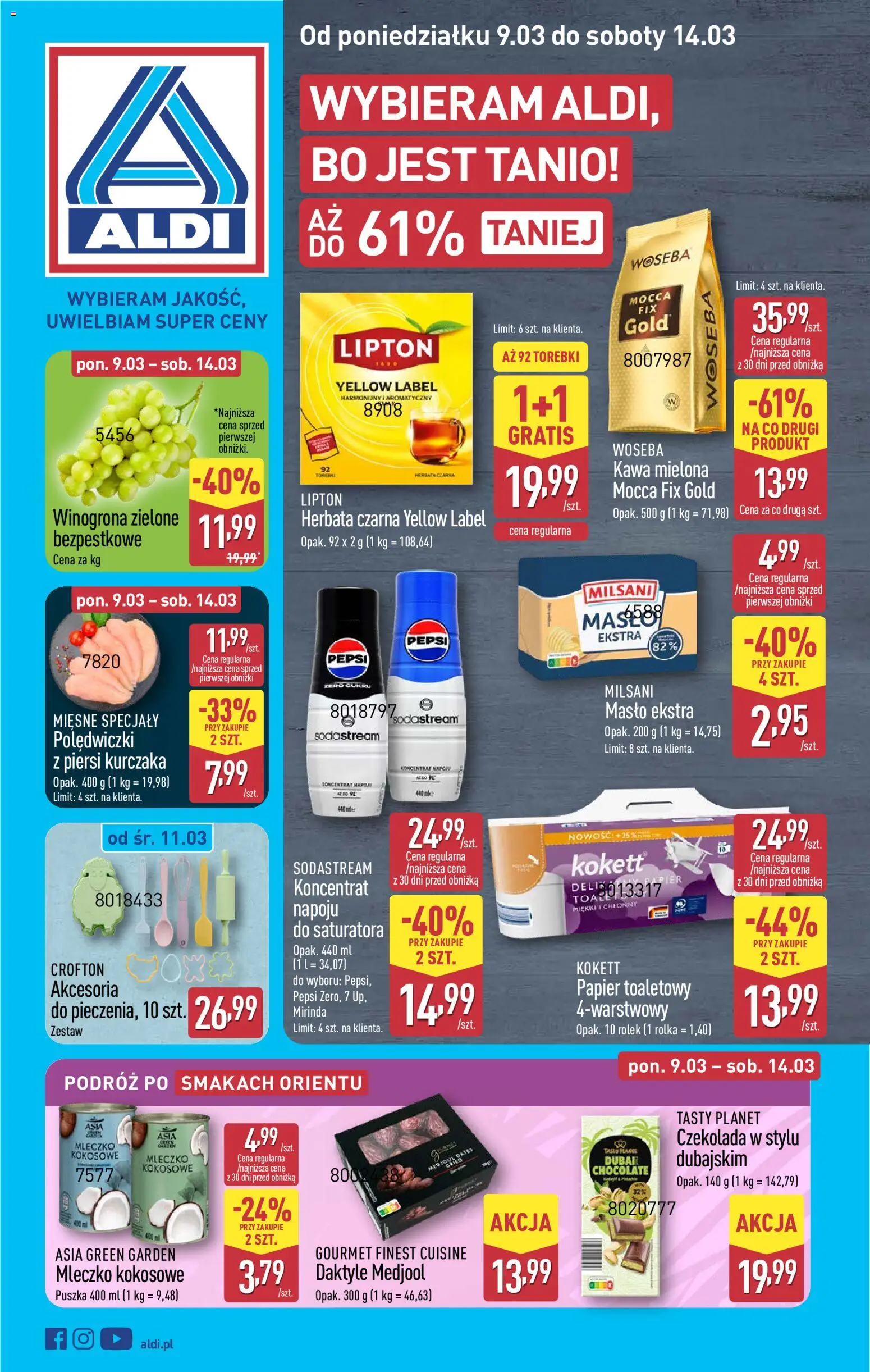 Aldi Polsko leták od 09.03.2026 | Strana: 1