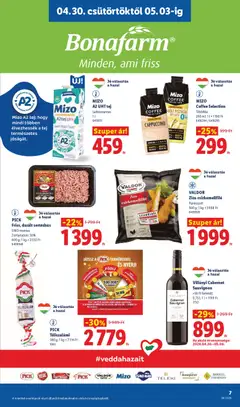 VALDOR Zizu csirkemellfilé, Panírozott, 500 g - amely érvényes a következő dátumtól: 30.04.2026 | Oldal: 7