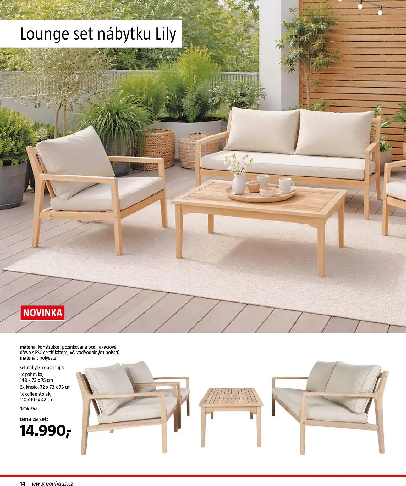 Bauhaus katalog Záhradní nábytek od 08.04.2026 | Strana: 14