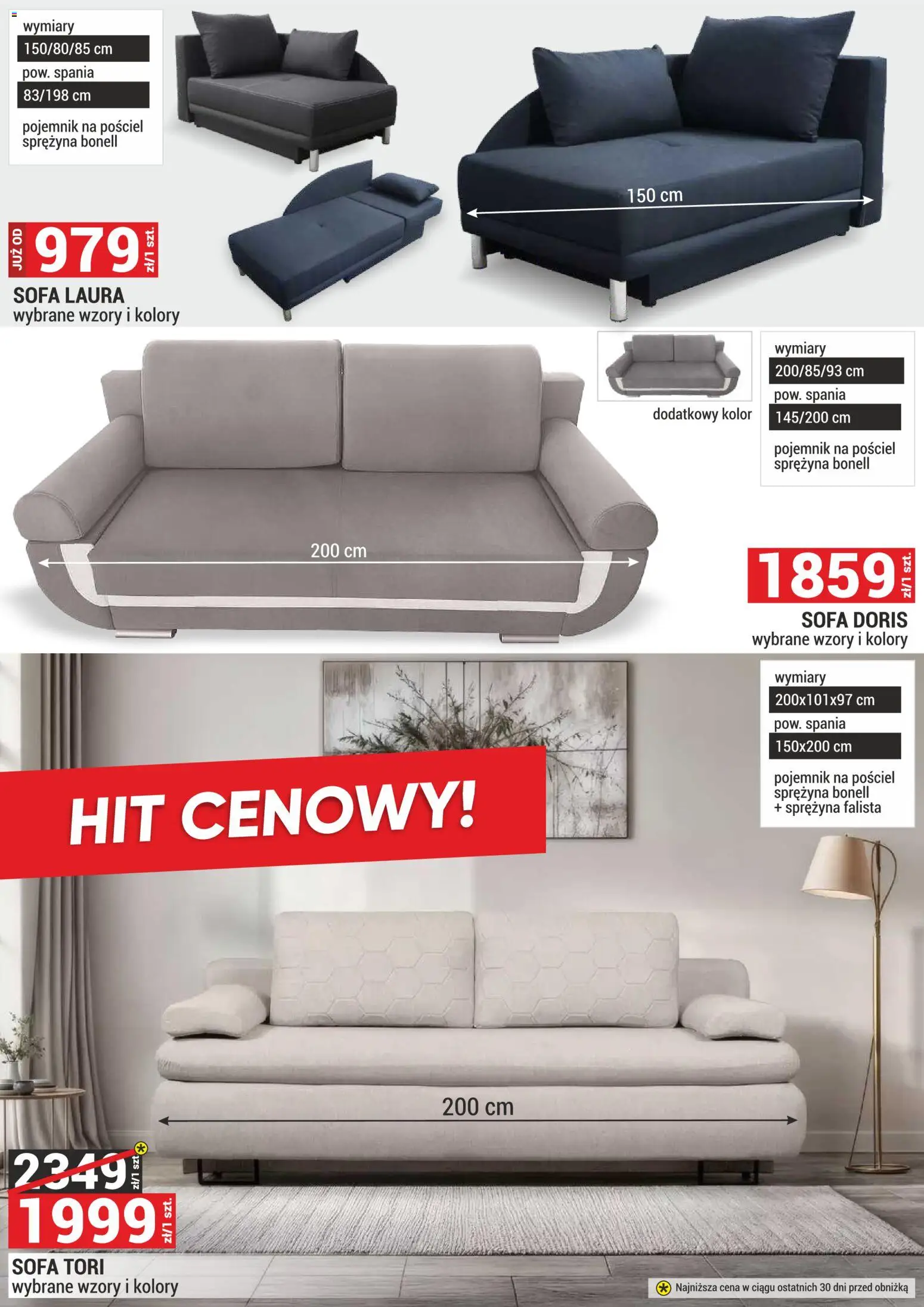 Merkury Market Gazetka - Meble, Wypoczynki, Materace od 01.03.2026 | Strona: 7 | Produkty: Pościel, Sofa