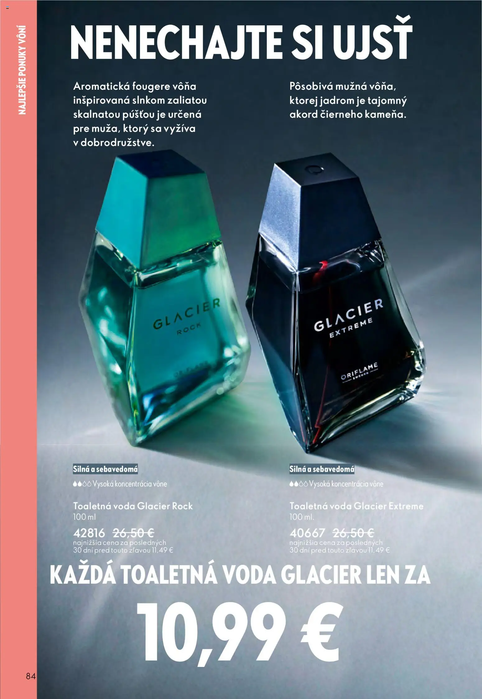 Nové Oriflame akcie – leták je platný od 24.12.2025 | Strana: 84 | Produkty: Toaletná voda, Voda