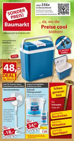 Sonderpreis Baumarkt Prospekt 	 gültig ab dem 26.07.2025