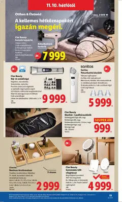 Lidl Akciós újság - amely érvényes a következő dátumtól: 06.11.2025 | Oldal: 33