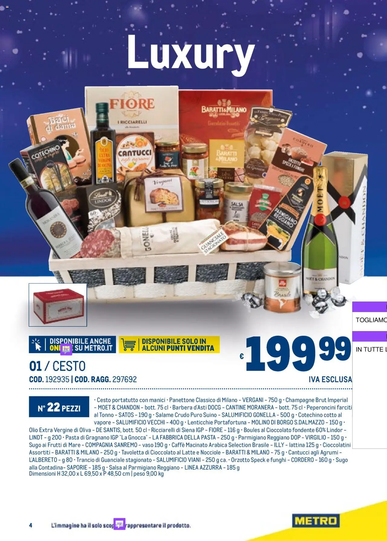 Volantino Metro del 06.11.2025 | Pagina: 4 | Prodotti: Funghi, Parmigiano reggiano, Parmigiano, Macinato