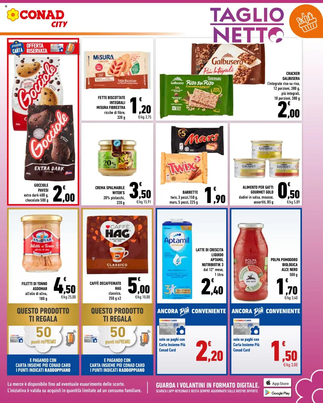Volantino Conad del 17.10.2025 | Pagina: 3 | Prodotti: Crema, Riso, Latte, Fette biscottate