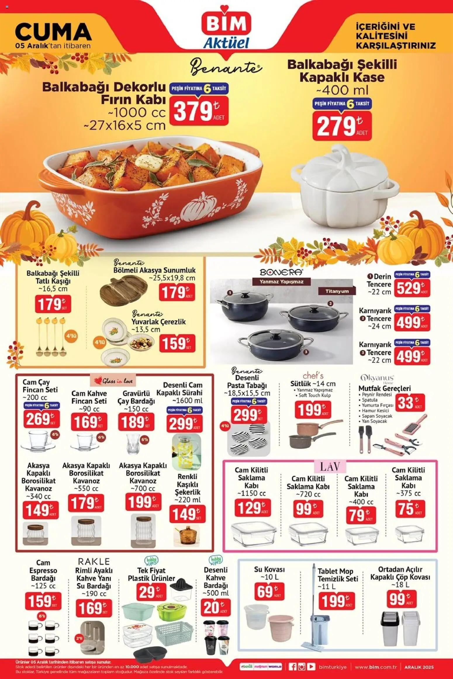 BİM Katalog Cuma - 05.12.2025 tarihinden itibaren geçerlidir | Sayfa: 2 | Ürünler: Peynir, Çay, Çay bardağı, Su bardağı