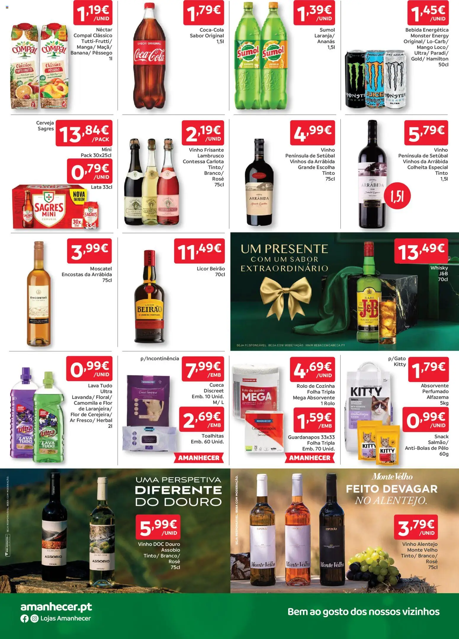 Amanhecer folheto │ válido de 04.12.2025 | Página: 4 | Produtos: Whisky, Guardanapos, Cerveja, Bebida