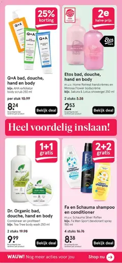 Fa en Schauma shampoo en conditioner, m.u.v. Schauma Silver Reflex bijv. Fa Men Sport deodorant spray 150 ml - Voorbeeld van een folder van Etos, geldig van 06.04.2026 | Pagina: 30 | Producten: Deodorant, Kan, Shampoo, Conditioner