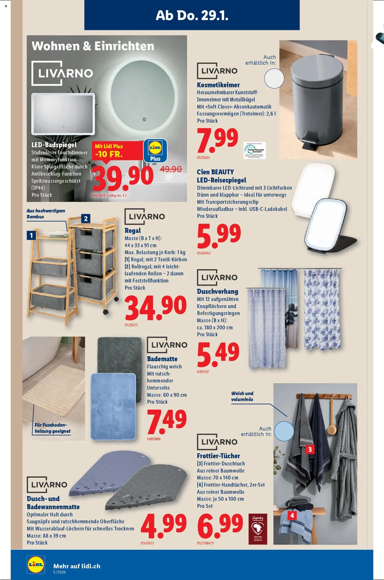 Lidl Aktionen – gültig ab 29.01.2026 | Seite: 14 | Produkte: Regal, Korb