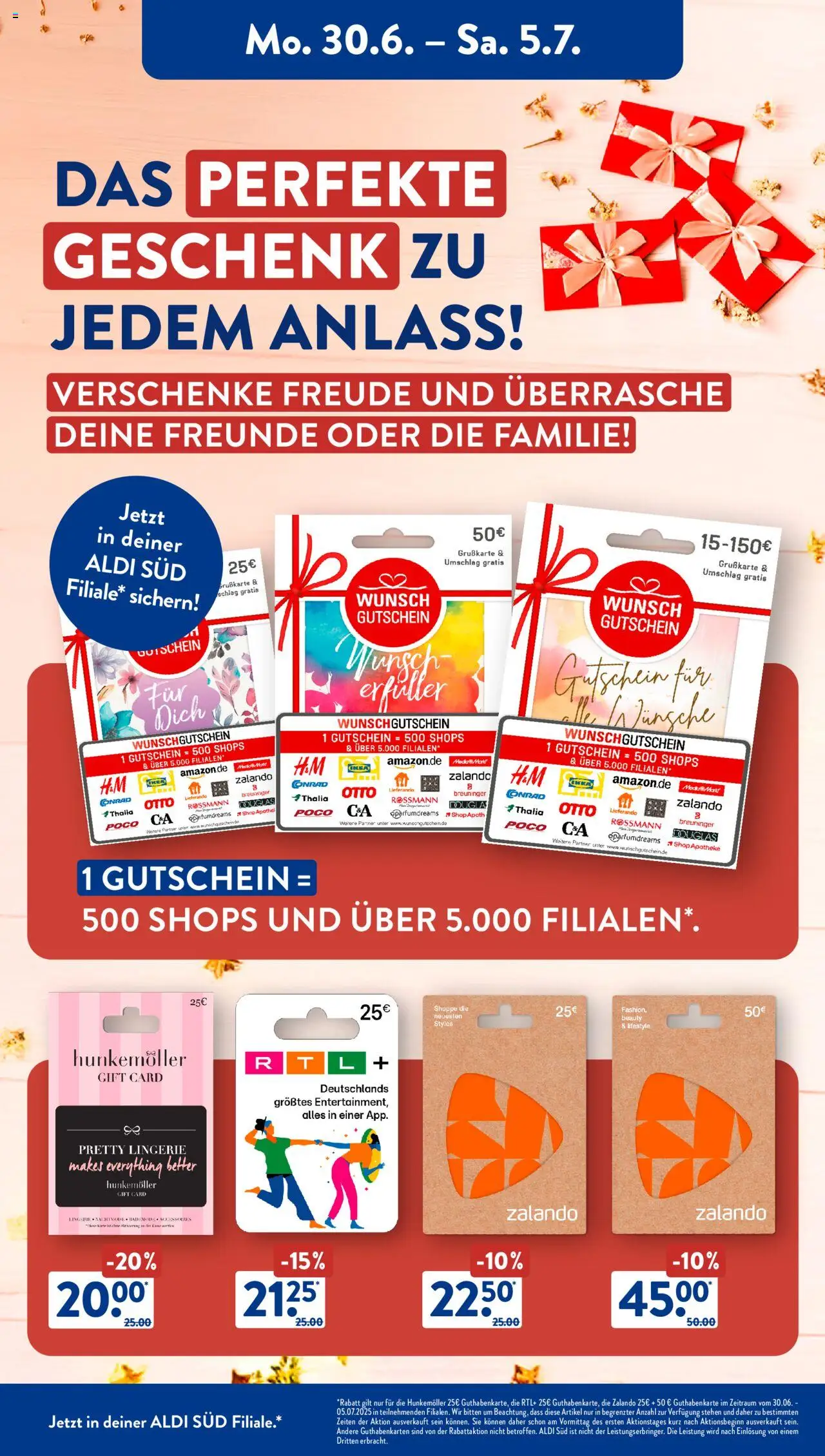 Aldi Süd Prospekt 	 - gültig ab dem 30.06.2025 | Seite: 44