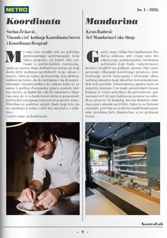 Metro GastroLab  - pregled Metro kataloga - važi od 13.01.2026 | Strana: 9 | Proizvode: Mandarina, Sto, Zemlja