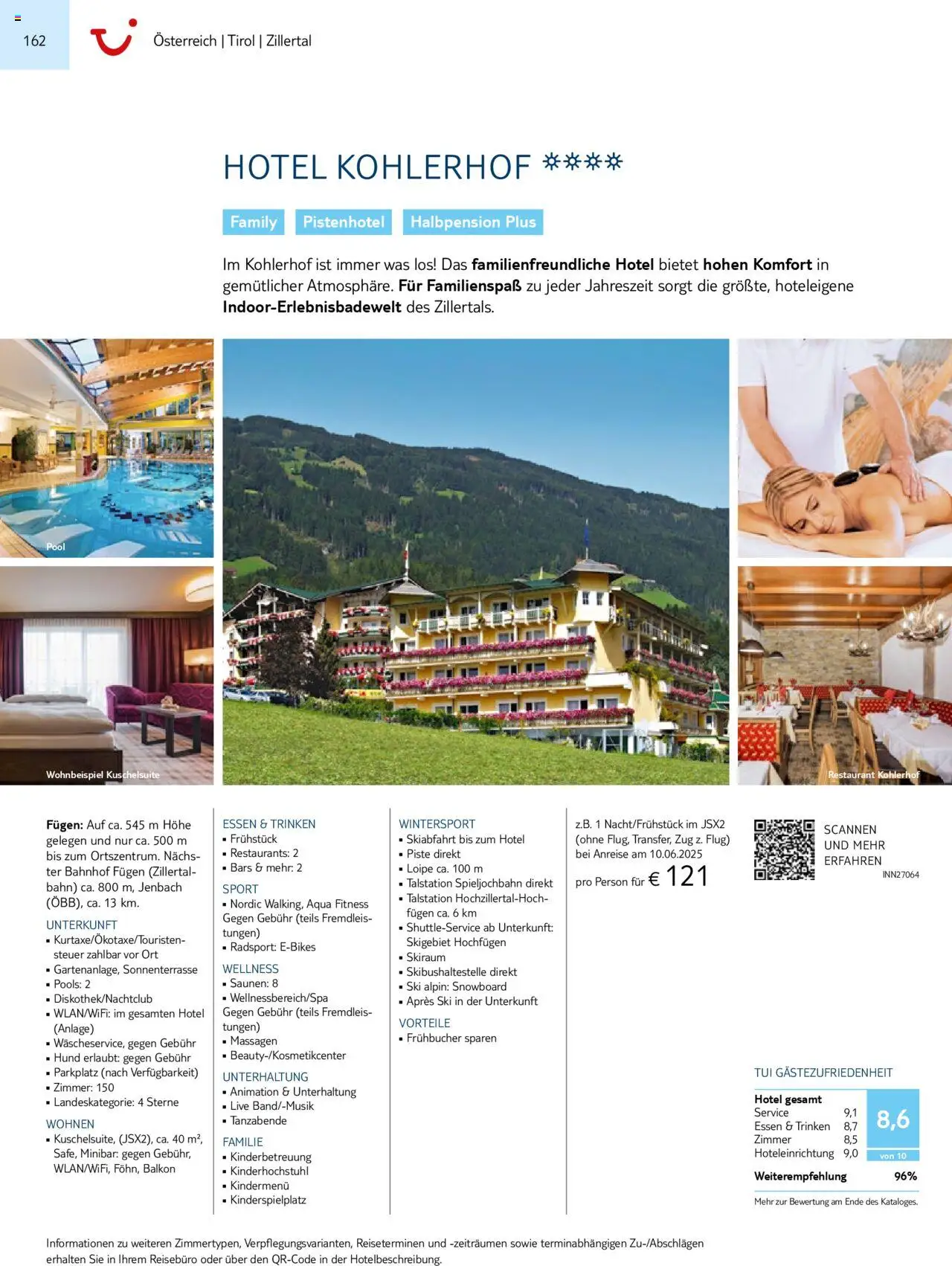 TUI Prospekt 	 – gültig ab 01.11.2024 | Seite: 162 | Produkte: Ski, Snowboard