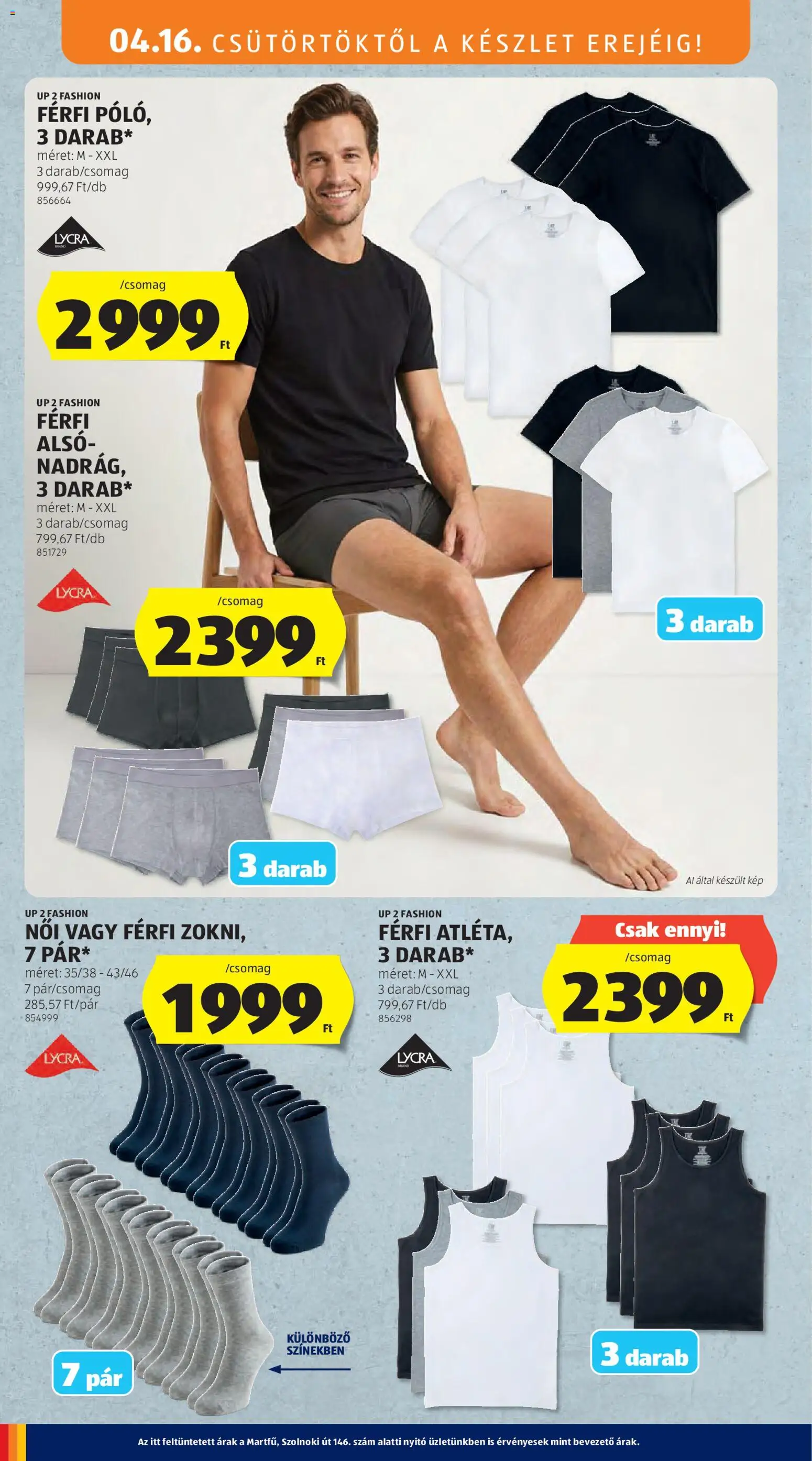 Aldi akciós ujság - amely érvényes a következő dátumtól: 16.04.2026 | Oldal: 22