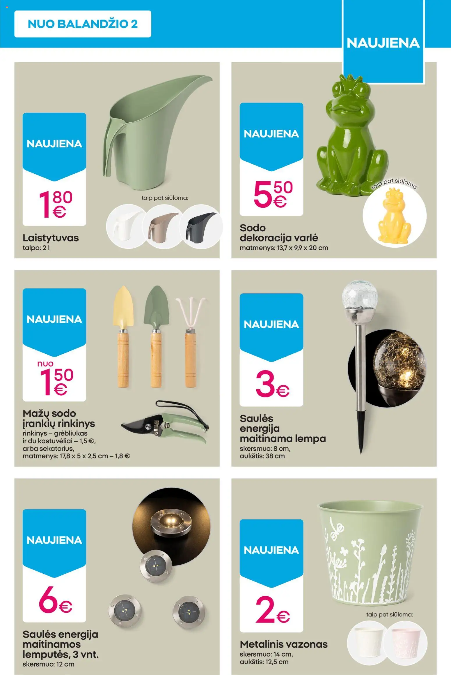 Pepco akcijos nuo 02.04.2026 | Puslapis: 7 | Prekių: Lempa, Vazonas
