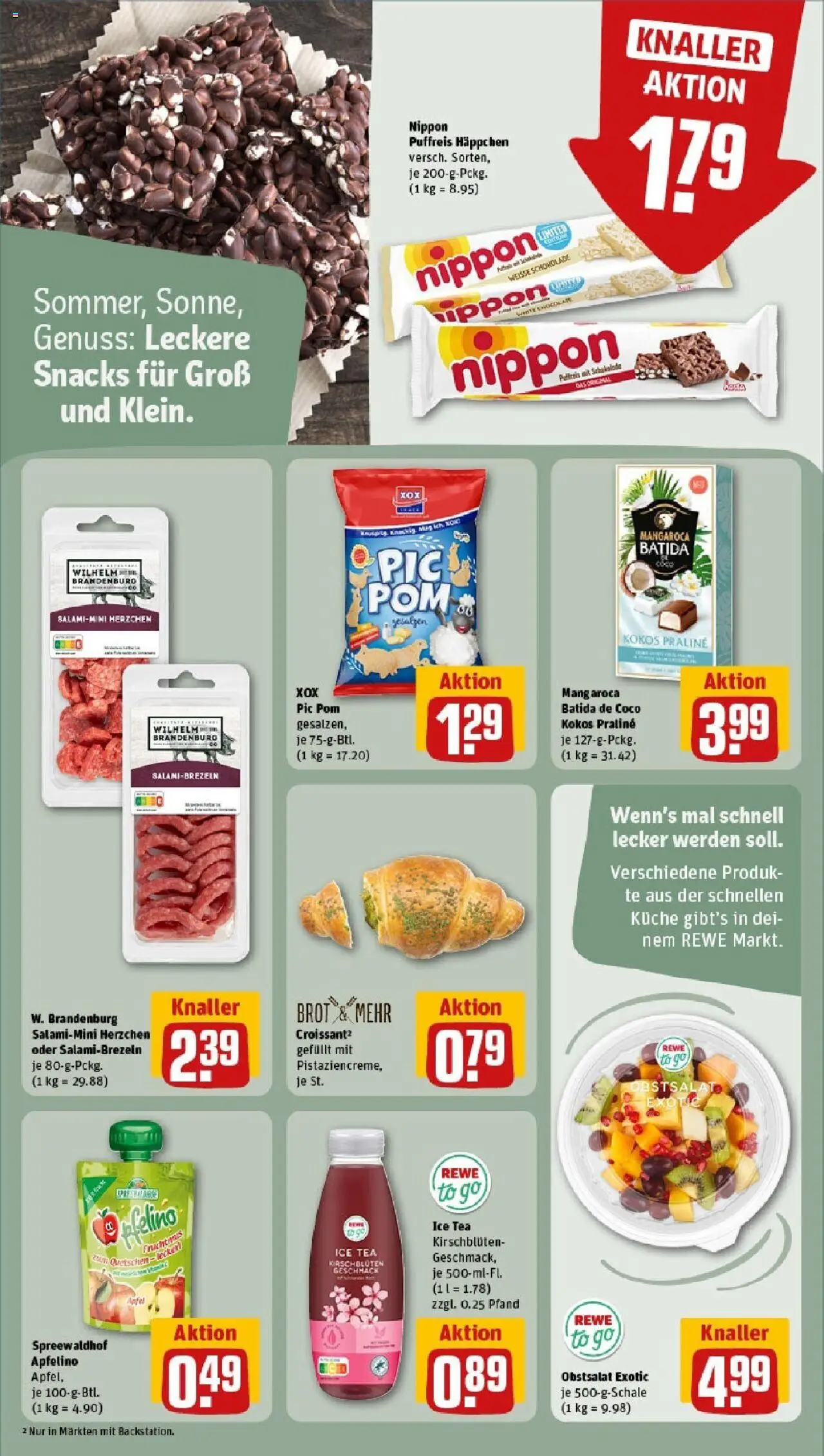 Rewe prospekt Nessetal Ot Goldbach	 - gültig ab dem 08.06.2025 | Seite: 18 | Produkte: Schokolade, Batida de coco, Croissant, Brot