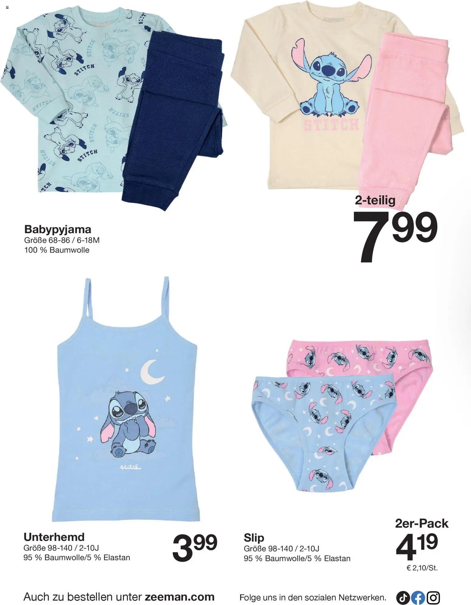 Zeeman Prospekt 	 – gültig ab 06.12.2025 | Seite: 4 | Produkte: Unterhemd, Slip