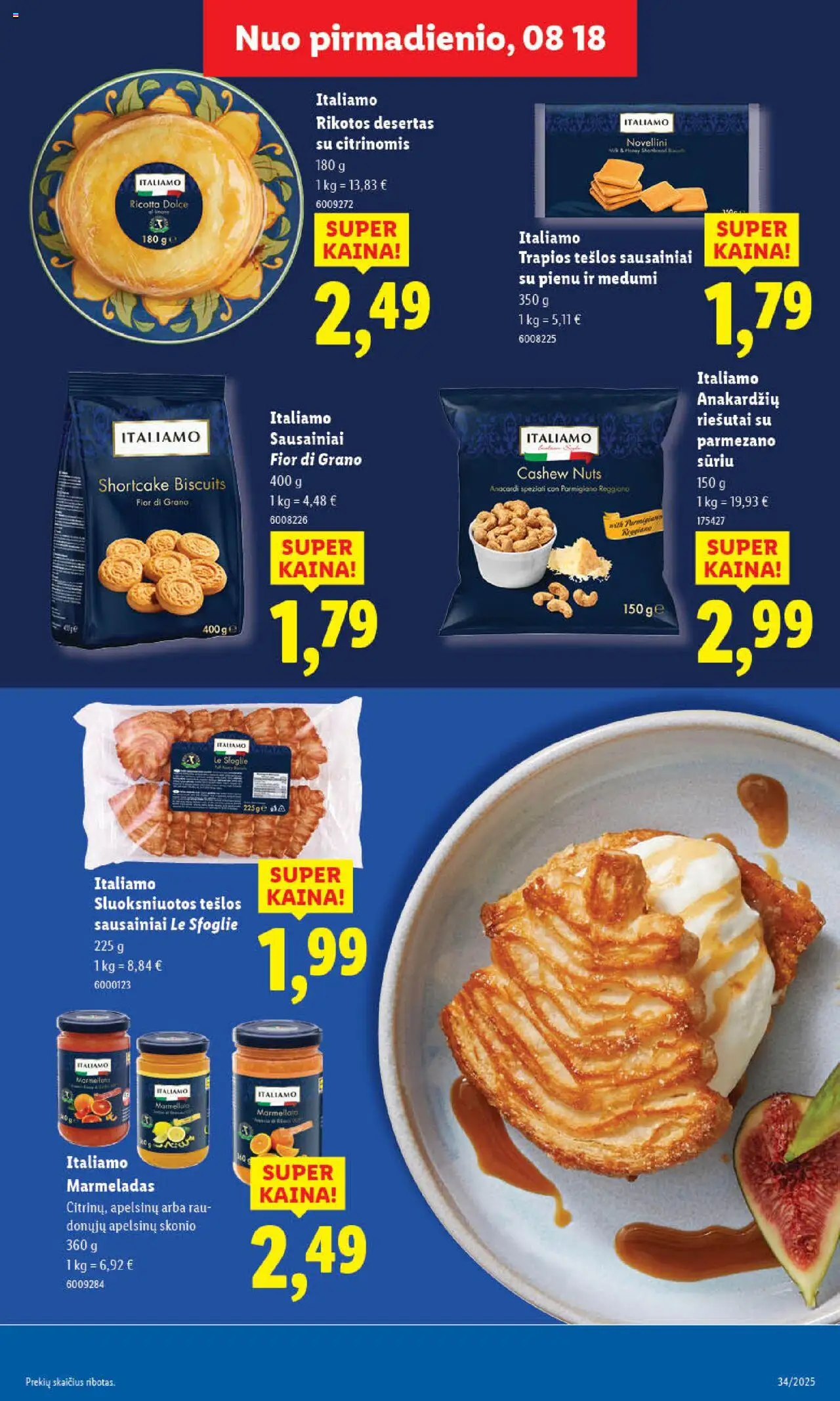 LIDL leidinys│galioja nuo 18.08.2025 | Puslapis: 27 | Prekių: Riešutai, Sausainiai
