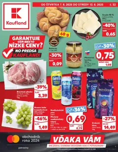 Kaufland Veľký Meder - náhľad platný od 07.08.2025