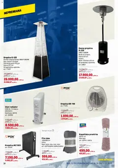 Metro katalog - pregled Metro kataloga - važi od 30.10.2025 | Strana: 14 | Proizvode: Ventilator, Ćebe, Radijator, Grejalica