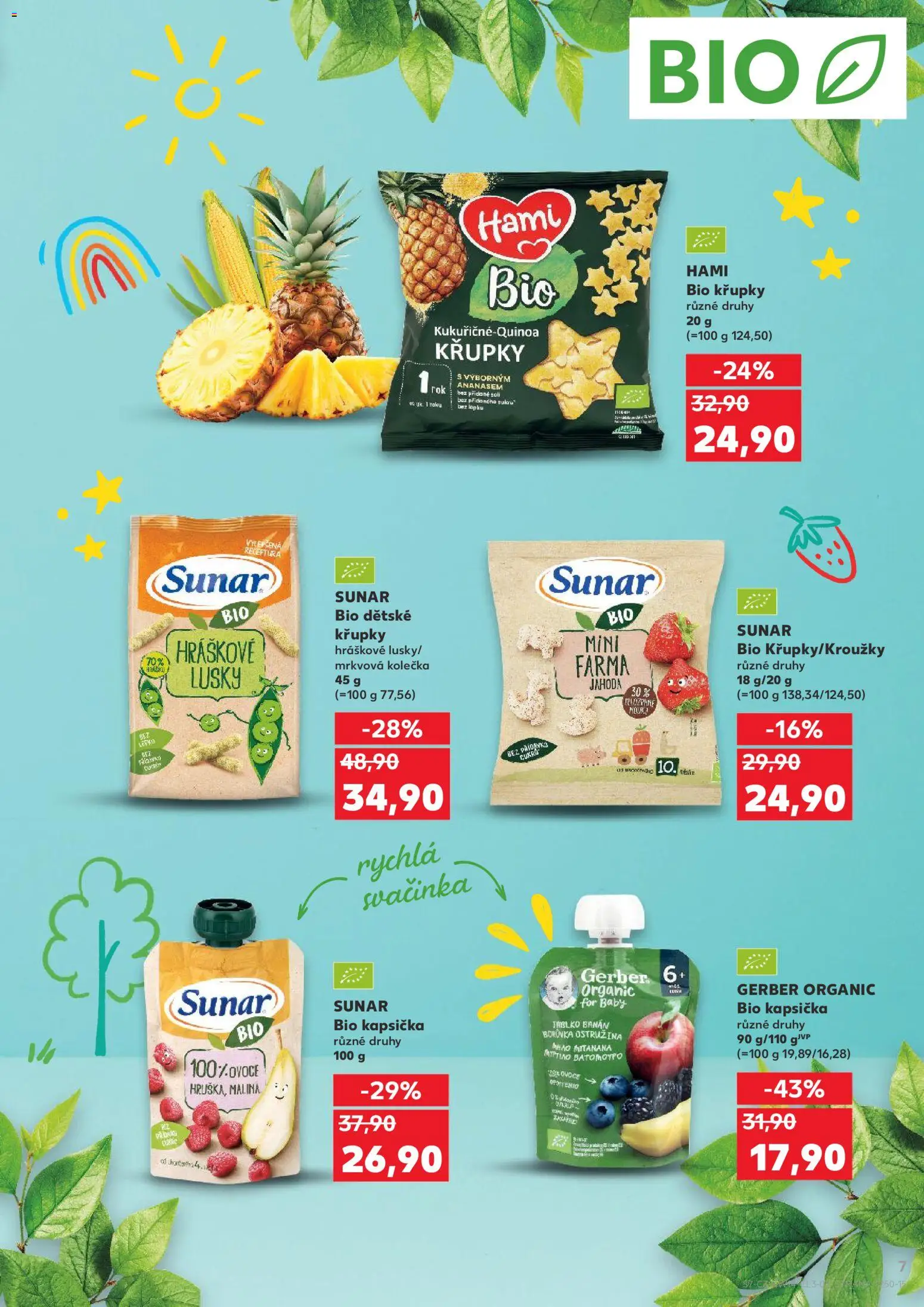 Kaufland leták - Plzeň Bory od 01.04.2026 | Strana: 7 | Produkty: Ovoce, Sunar, Křupky, Hami