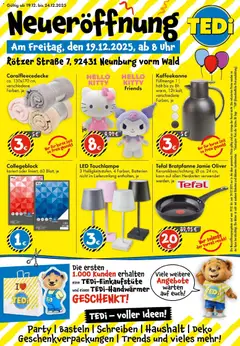 TEDi - Neueröffnung in Neunburg vorm Wald ab 19.12.2025 gültig