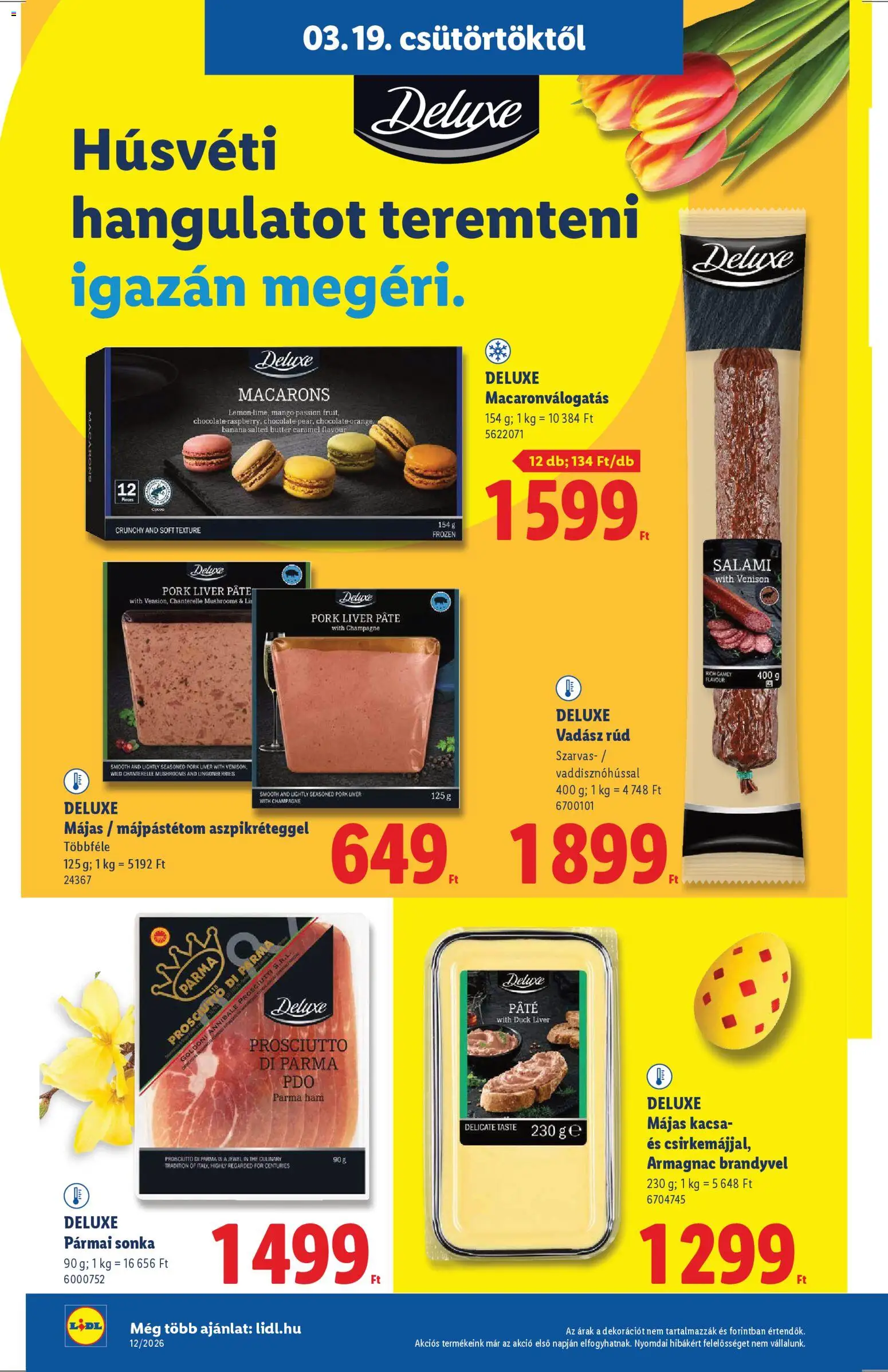 Lidl akciós ujság - amely érvényes a következő dátumtól: 19.03.2026 | Oldal: 14