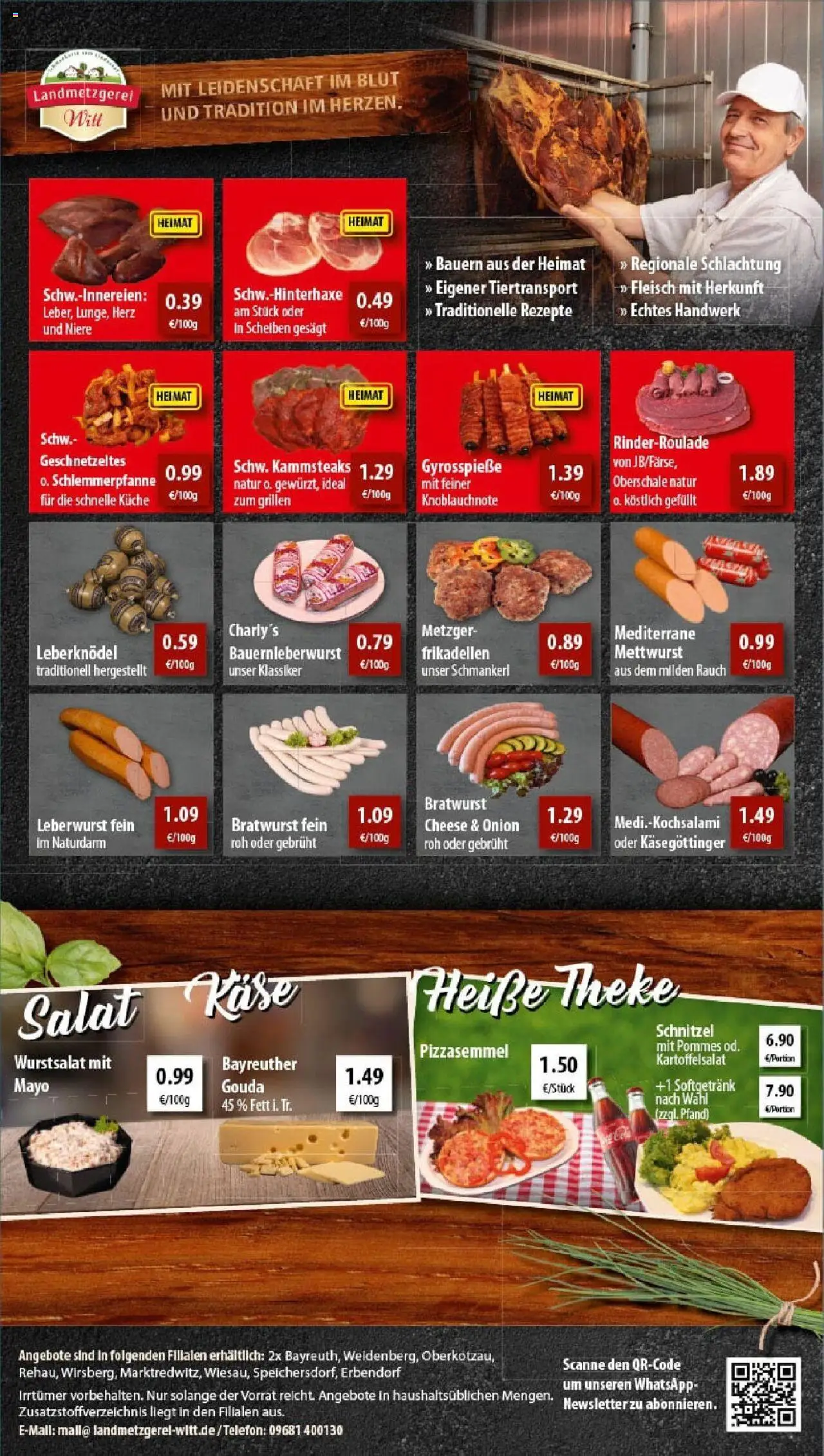 Rewe prospekt Erbendorf	 - gültig ab dem 29.06.2025 | Seite: 11 | Produkte: Bratwurst, Küche, Mayonnaise, Fleisch