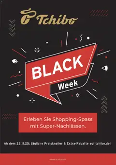 Tchibo - Black Friday - Ankündigung ab 14.11.2025 gültig