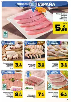 Carrefour folleto │ válido desde el 09.06.2025 | Página: 9 | Productos: Jamón, Cerdo, Filete