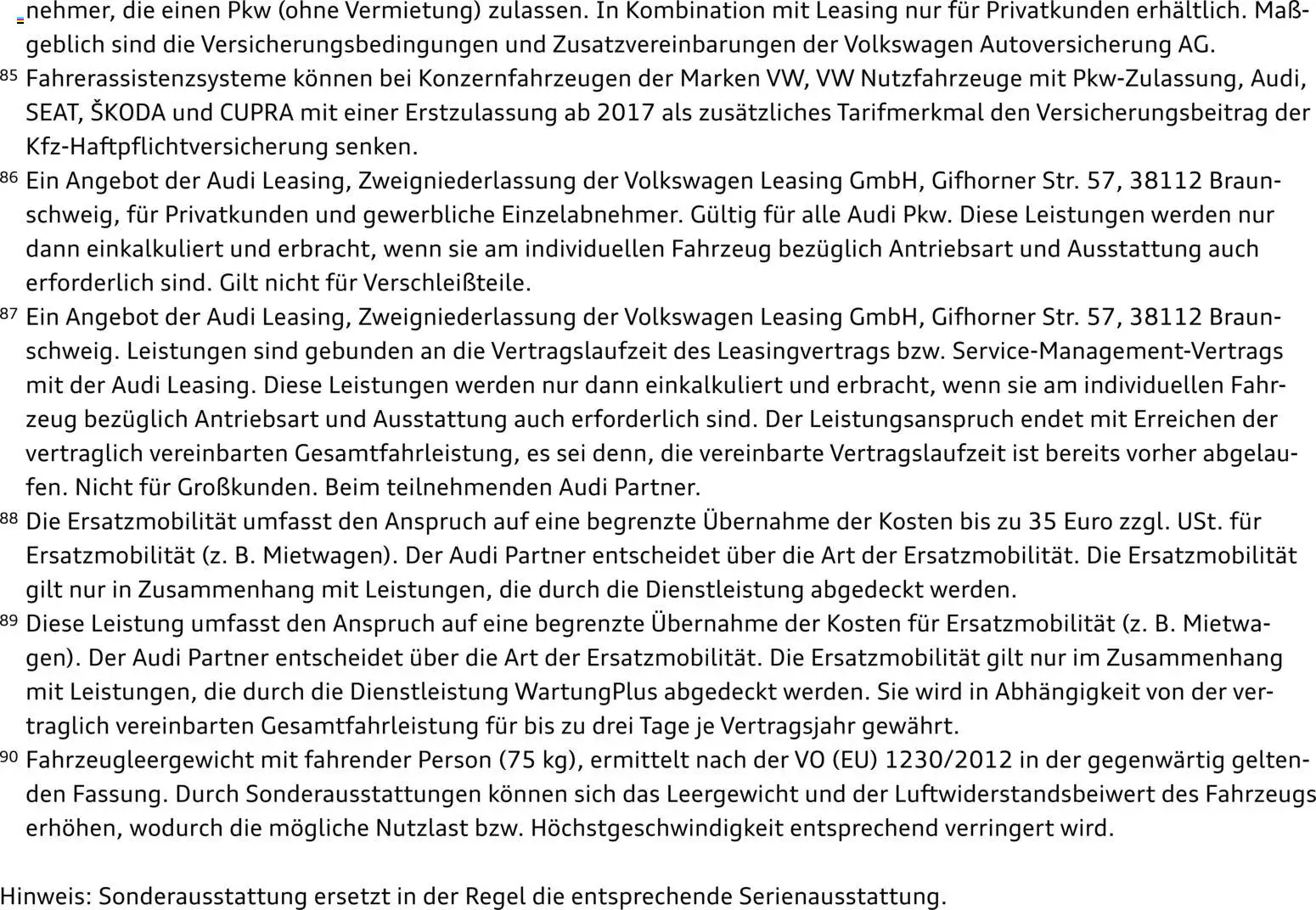 Audi Prospekt 	 – gültig ab 28.10.2025 | Seite: 163