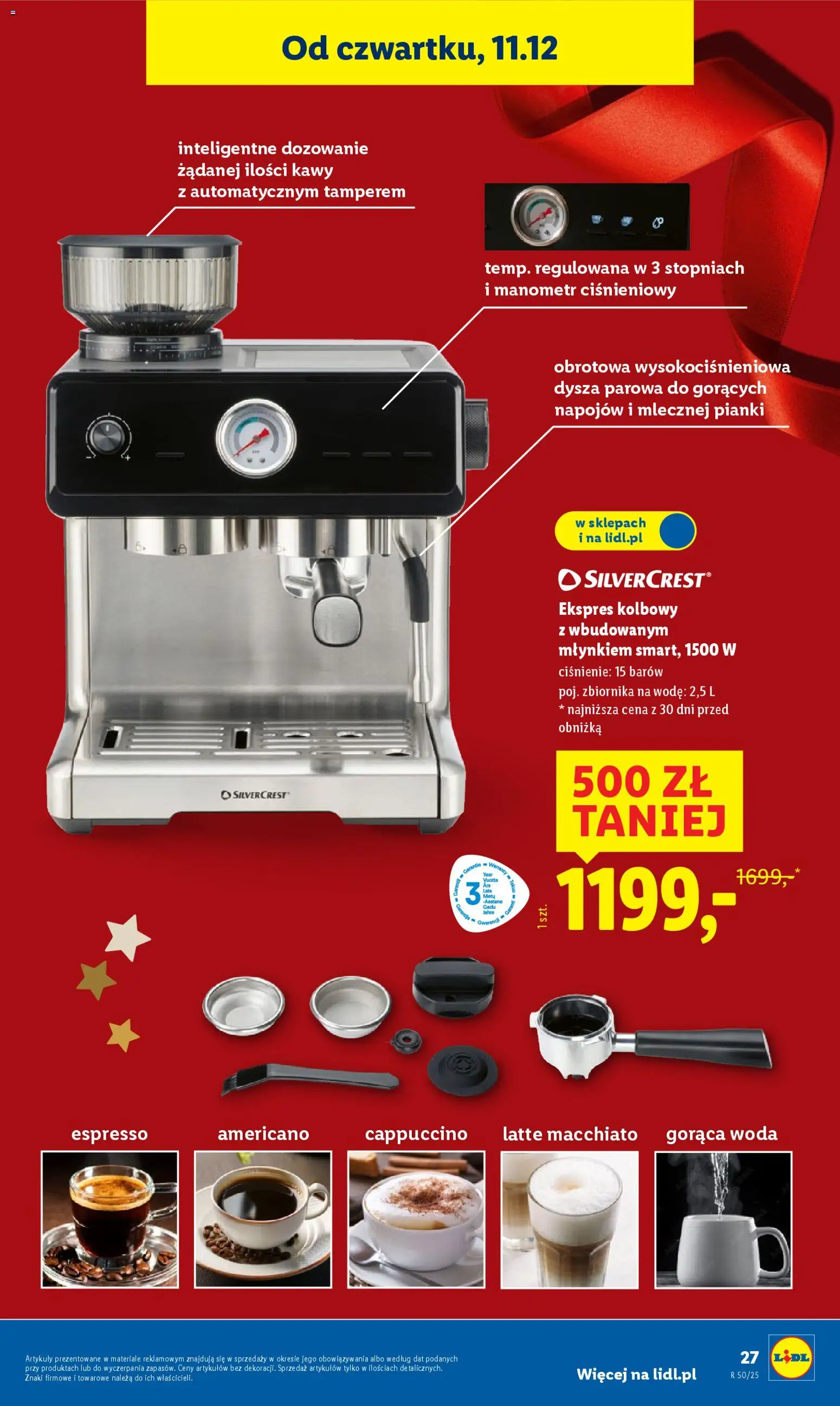 Lidl Katalog od 08.12.2025 | Strona: 35 | Produkty: Cappuccino, Pianki, Woda