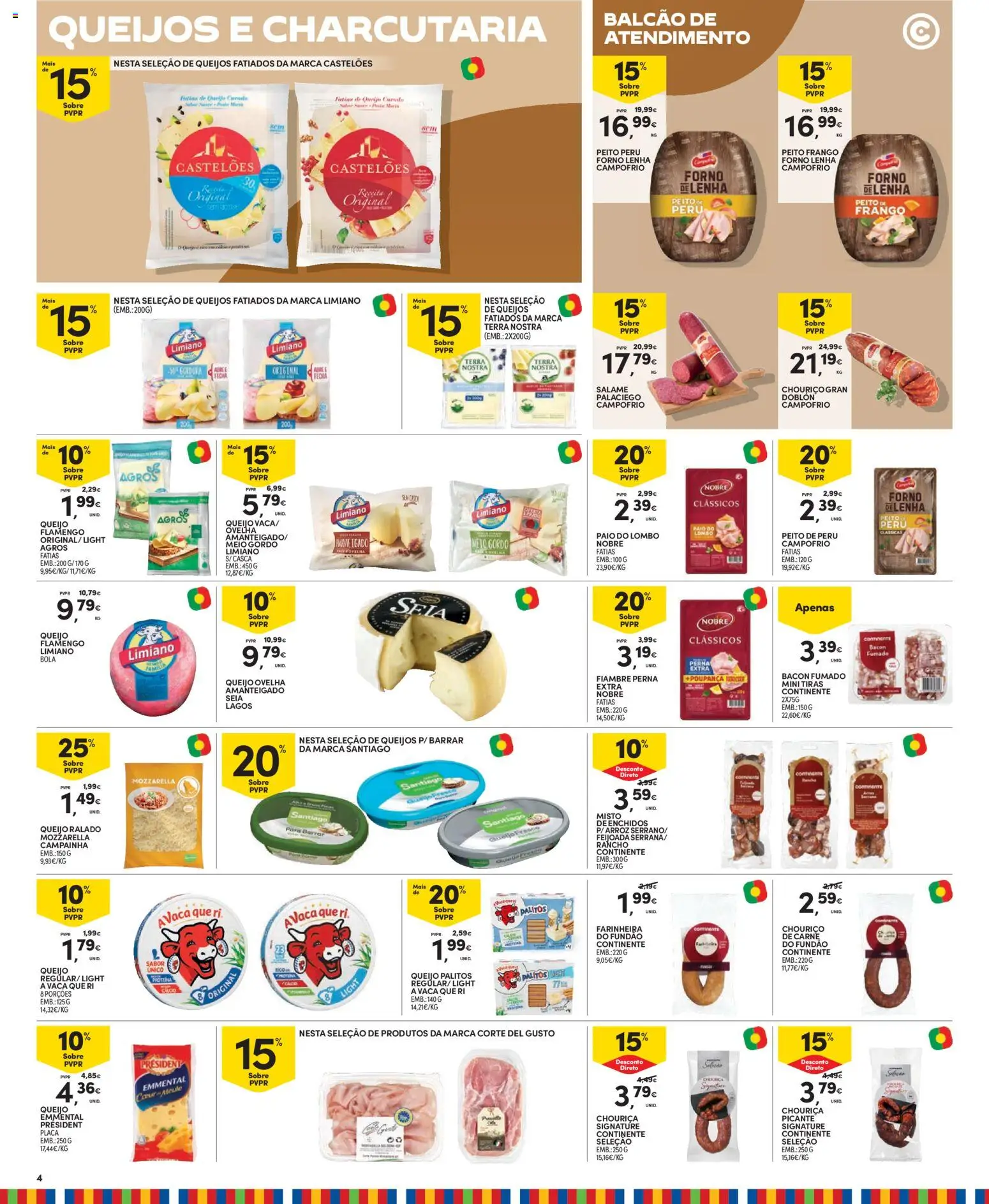 Continente - Madeira │ válido de 17.03.2026 | Página: 4 | Produtos: Frango, Campainha, Queijo, Lombo