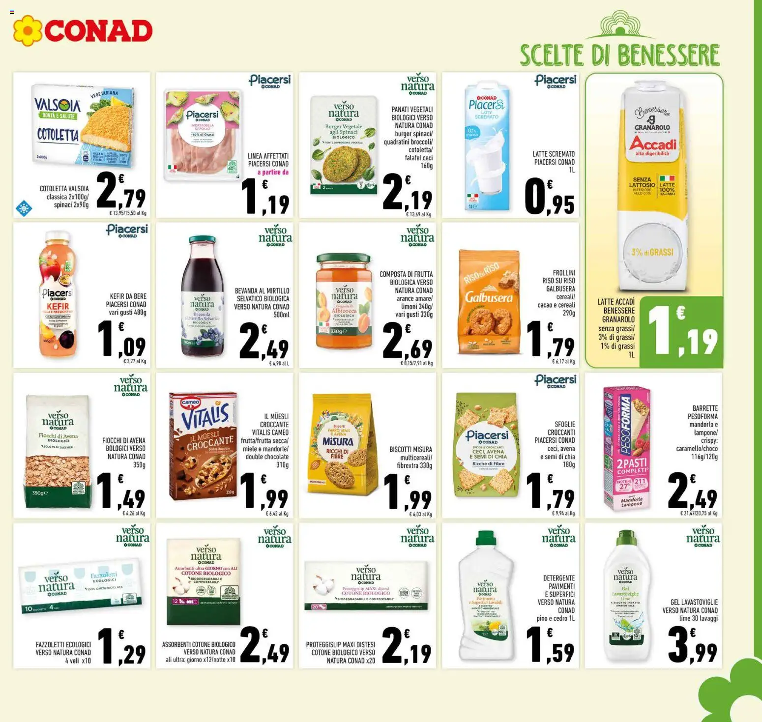 Volantino Conad del 01.12.2025 | Pagina: 15 | Prodotti: Riso, Detergente, Fazzoletti, Mortadella