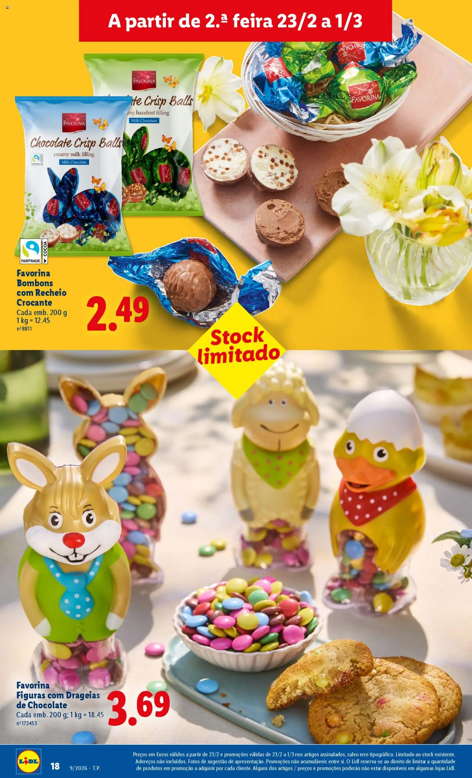 Lidl folheto │ válido de 23.02.2026 | Página: 18 | Produtos: Chocolate