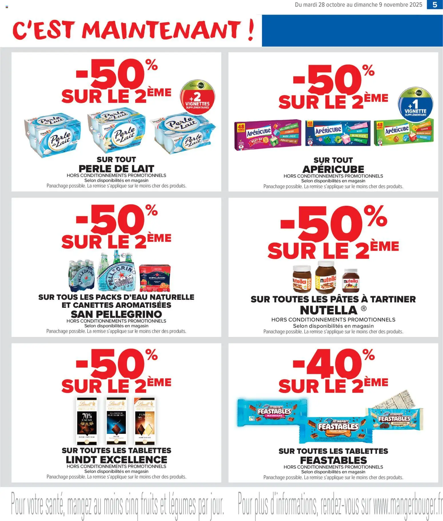 {H1} | Page: 7 | Produits: Porte, Lindt, Pâtes, Noix