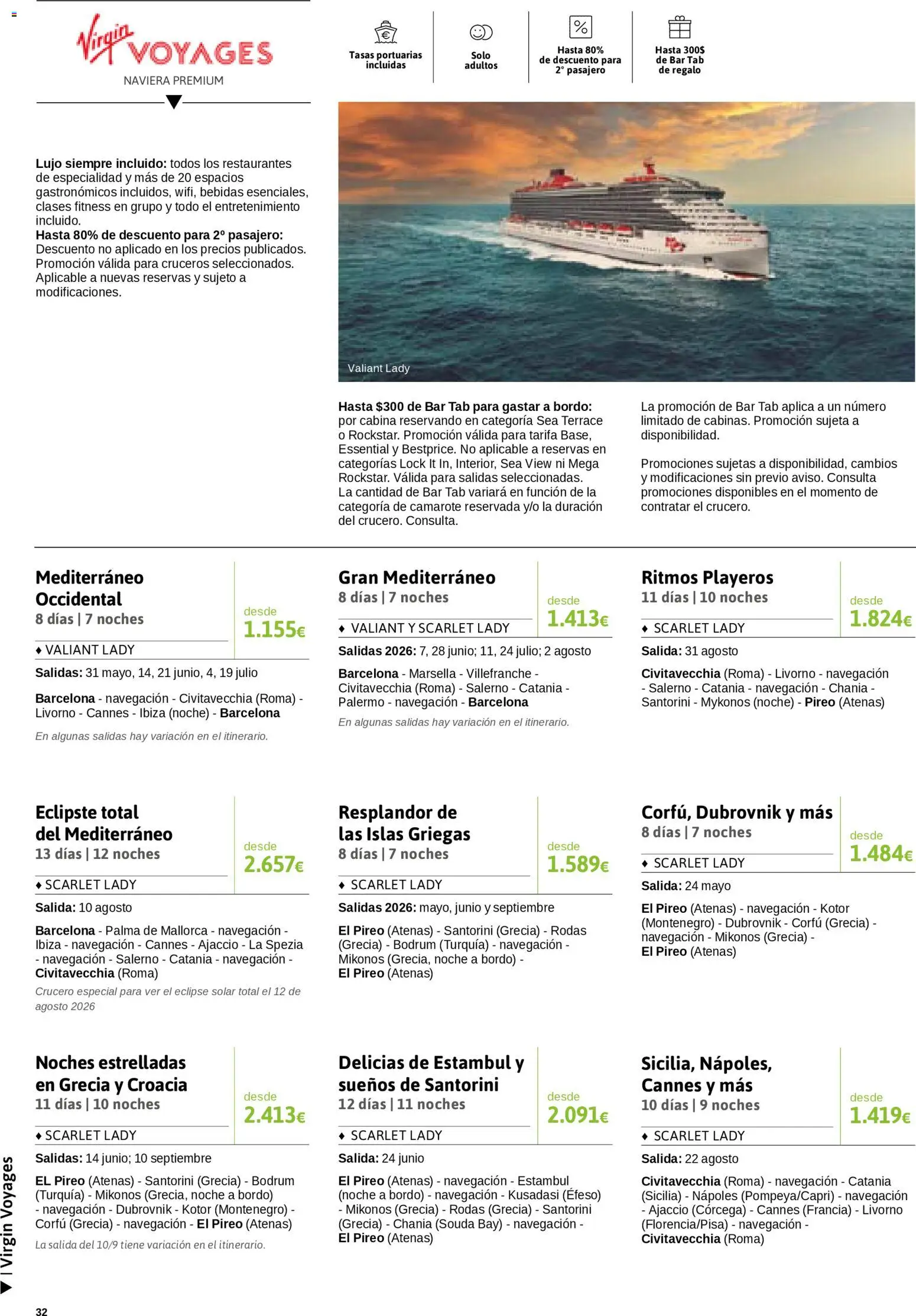 Viajes El Corte Inglés Semana del Crucero │ válido desde el 07.01.2026 | Página: 33 | Productos: Navegación