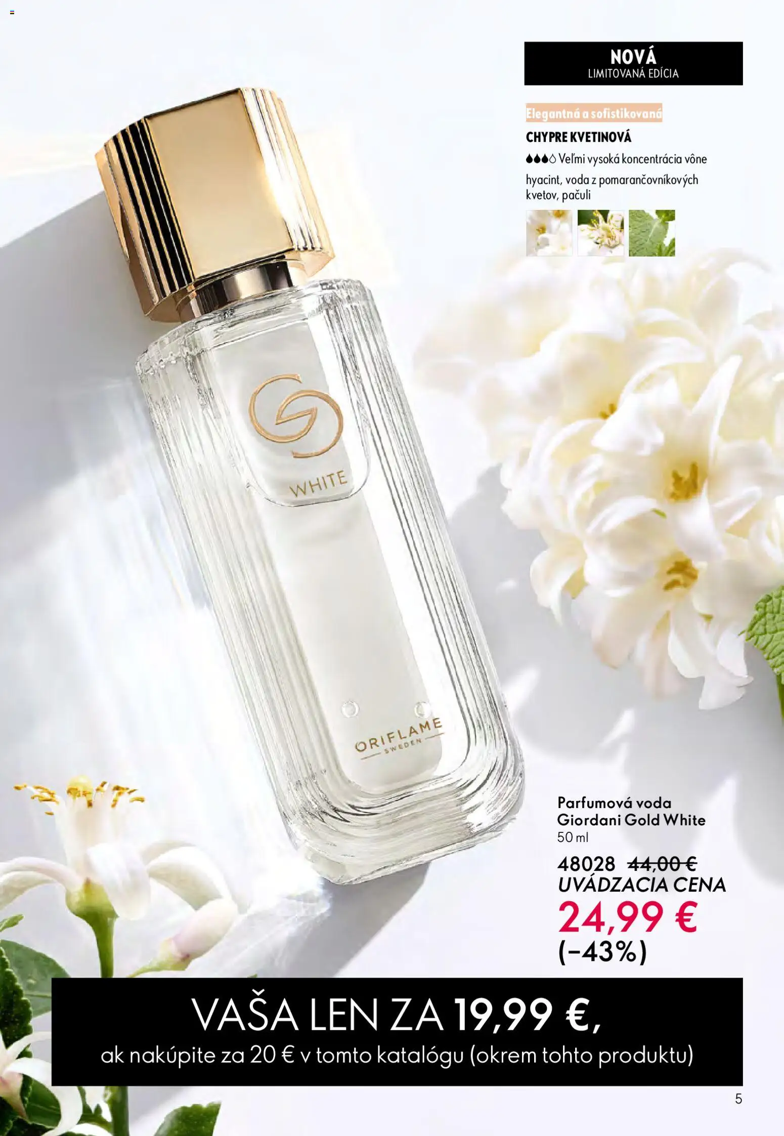 Nové Oriflame akcie – leták je platný od 03.12.2025 | Strana: 5 | Produkty: Voda