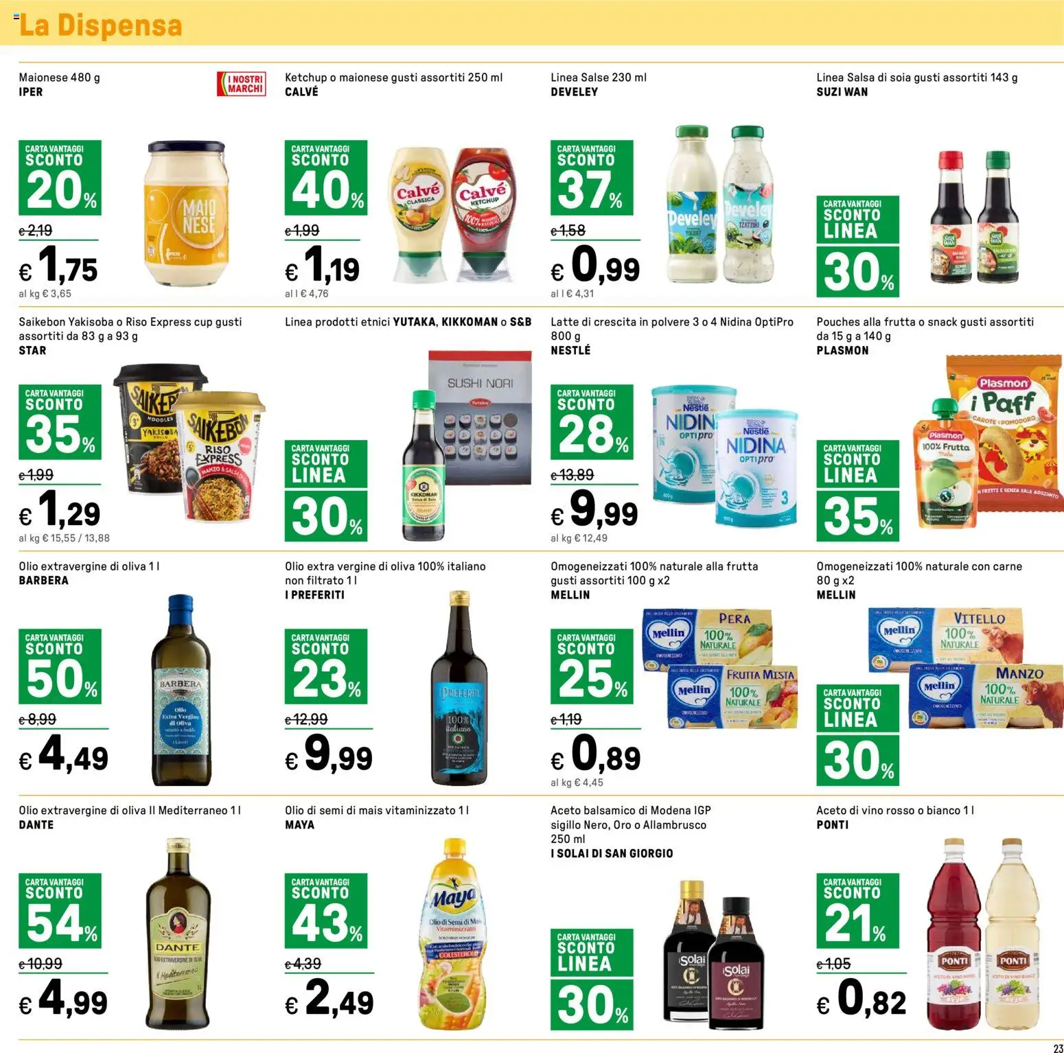Volantino Iper del 14.11.2025 | Pagina: 23 | Prodotti: Manzo, Maionese, Pomodoro, Aceto