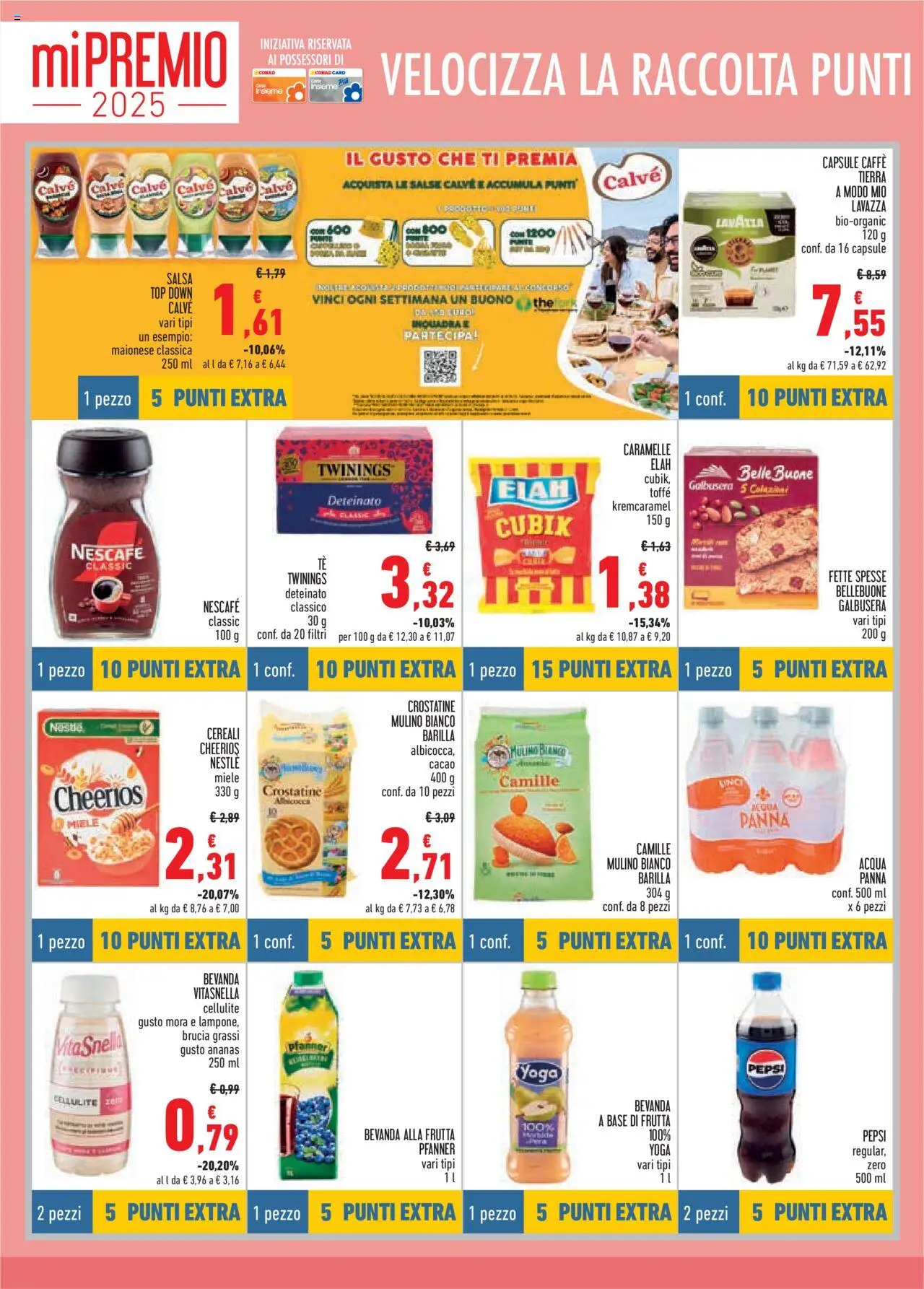 Volantino Conad del 14.08.2025 | Pagina: 10 | Prodotti: Caffè, Cereali, Top, Ananas