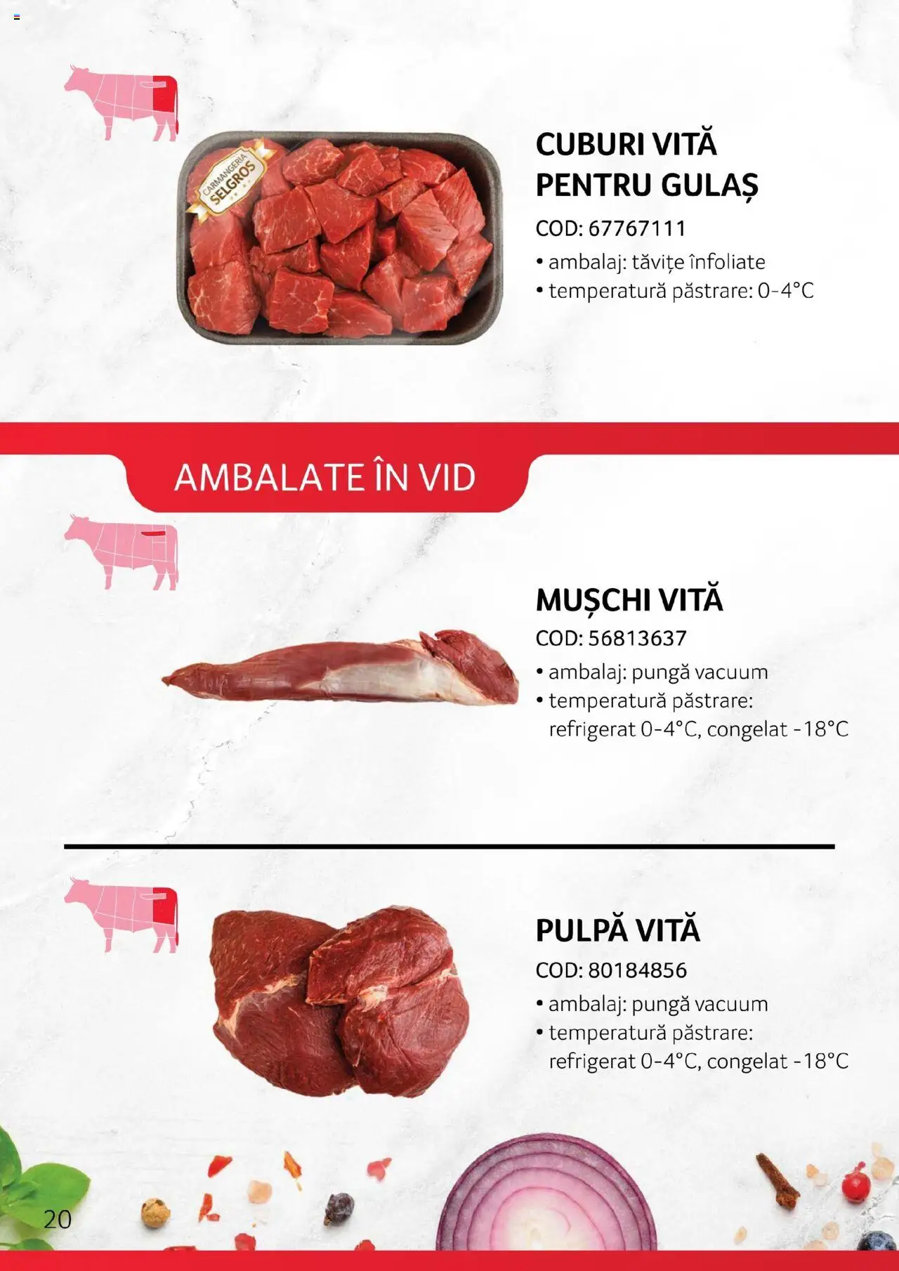 Catalog Selgros - Carne – valabil de la 27.04.2023 | Pagină: 20 | Produse: Pungă, Gulaș