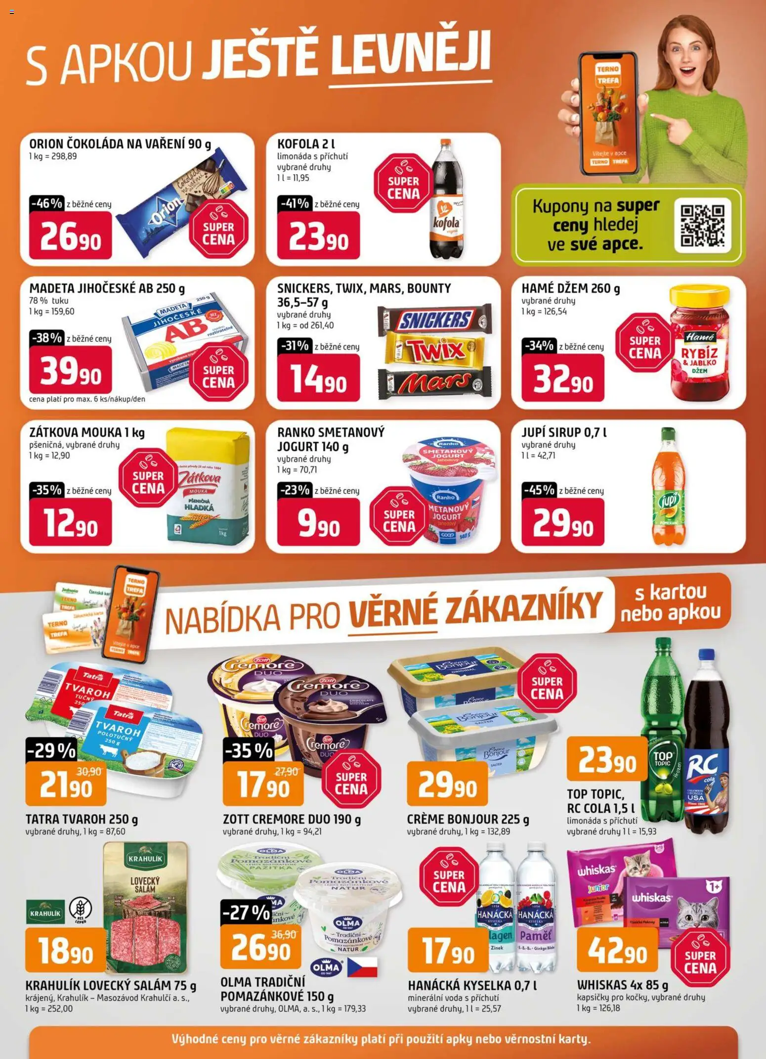 Trefa leták od 26.11.2025 | Strana: 12 | Produkty: Voda, Jogurt, Čokoláda, Kofola