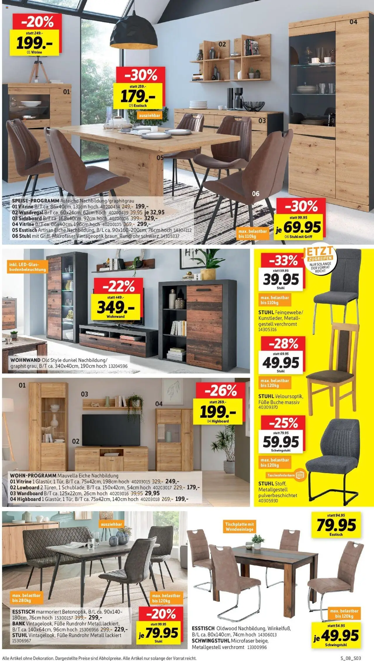 Sconto Prospekt - gültig ab dem 17.05.2025 | Seite: 3 | Produkte: Sideboard, Wohnwand, Lowboard, HIghboard