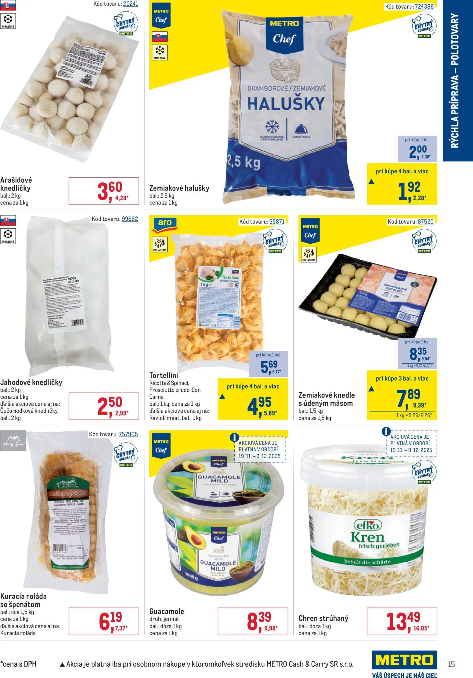 Nové Metro akcie – leták je platný od 19.11.2025 | Strana: 15