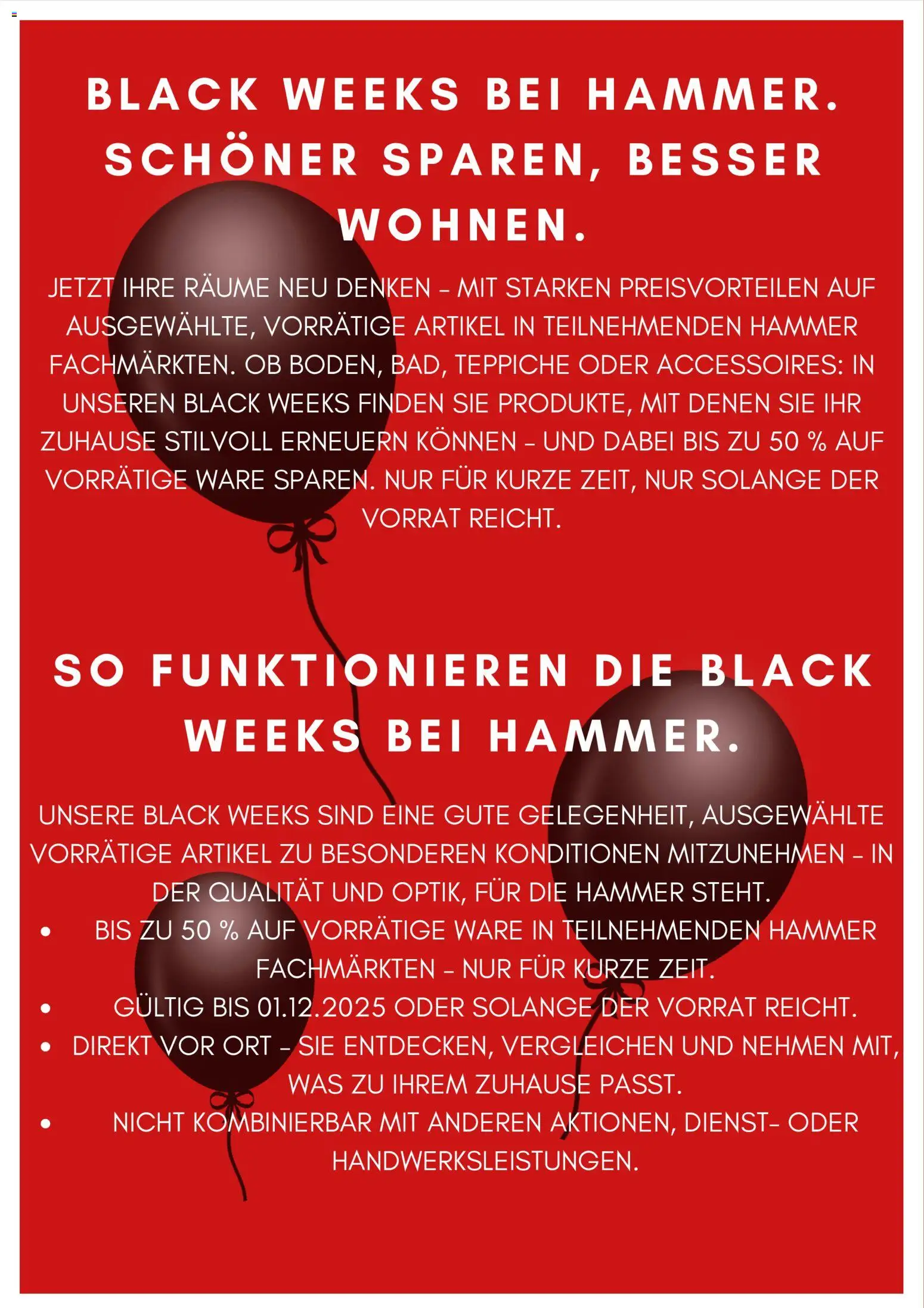 Hammer Zuhause - Black Friday – gültig ab 25.11.2025 | Seite: 2