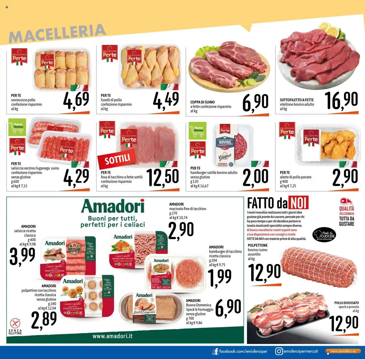 Volantino Emisfero del 11.09.2025 | Pagina: 15 | Prodotti: Speck, Bovino, Pollo, Formaggio