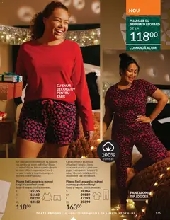 Ofertele Avon valabile de la 01.12.2025 | Pagină: 175 | Produse: Tricou, Bluză, Pantaloni, Pijamale