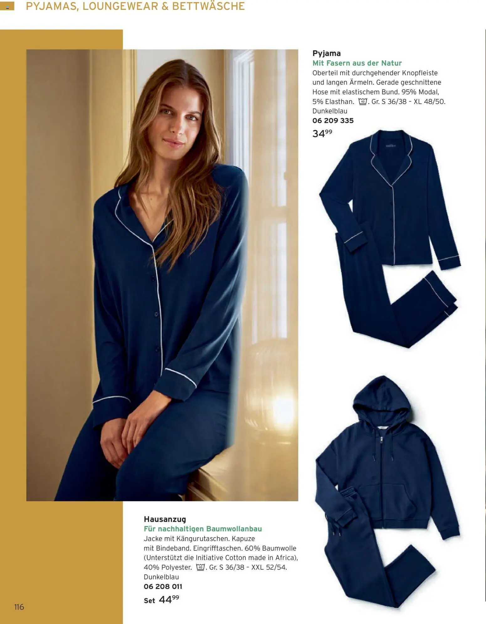 Tchibo Katalog Advent 2025 – gültig ab 14.11.2025 | Seite: 116 | Produkte: Bettwäsche, Jacke, Hose, Pyjama